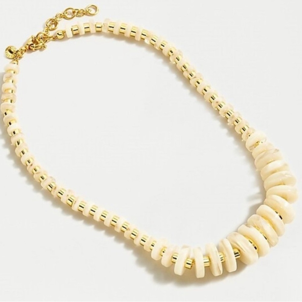 J. Crew Graduated Mixed Disc Necklace